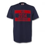 Psg 2014 Champions Tee (navy) - Kids