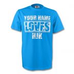 Your Name Loves Hjk T-shirt (sky) - Kids