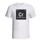 Cristiano Ronaldo Real Madrid Periodic Table T-shirt (white) - Kids