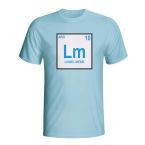 Lionel Messi Argentina Periodic Table T-shirt (sky Blue) - Kids
