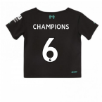 2019-2020 Liverpool Third Little Boys Mini Kit (Champions 6)