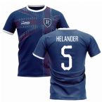 2023-2024 Glasgow Home Concept Football Shirt (Helander 5)
