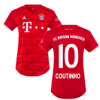 2019-2020 Bayern Munich Adidas Home Womens Shirt (Coutinho 10)