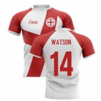 2024-2025 England Flag Concept Rugby Shirt (Watson 14)