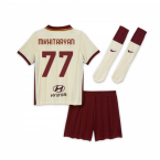 2020-2021 AS Roma Away Nike Little Boys Mini Kit (MKHITARYAN 77)