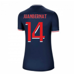 2020-2021 PSG Home Nike Womens Football Shirt (JUAN BERNAT 14)