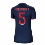 2020-2021 PSG Home Nike Womens Football Shirt (MARQUINHOS 5)
