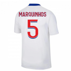 2020-2021 PSG Away Nike Football Shirt (MARQUINHOS 5)