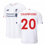 2019-2020 Liverpool Away Football Shirt (Kids) (Champions 20)