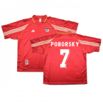 1998-1999 Benfica Home Shirt (Sponsorless) ((Excellent) XL) (Poborsky 7)