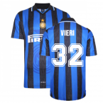 1998 Inter Milan Score Draw Home Shirt (VIERI 32)