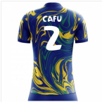 2025-2026 Brazil Away Concept Shirt (Cafu 2) - Kids