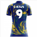 2025-2026 Brazil Away Concept Shirt (G Jesus 9) - Kids