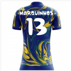 2023-2024 Brazil Away Concept Shirt (Marquinhos 13) - Kids