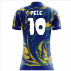 2023-2024 Brazil Away Concept Shirt (Pele 10) - Kids