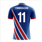 2023-2024 Iceland Airo Concept Home Shirt (Finnbogason 11) - Kids