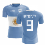 2024-2025 Argentina Flag Concept Football Shirt (Batistuta 9) - Kids