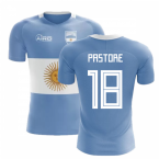 2023-2024 Argentina Flag Concept Football Shirt (Pastore 18) - Kids