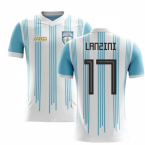 2023-2024 Argentina Home Concept Football Shirt (Lanzini 17) - Kids