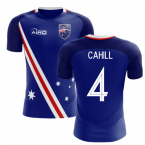 2025-2026 Australia Flag Away Concept Football Shirt (Cahill 4)