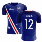2023-2024 Australia Flag Away Concept Football Shirt (Jones 12)