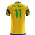 2022-2023 Brazil Home Concept Football Shirt (Coutinho 11)