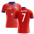 2023-2024 Chile Home Concept Football Shirt (ALEXIS 7) - Kids