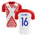 2018-2019 Croatia Fans Culture Home Concept Shirt (Kalinic 16)