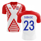 2018-2019 Croatia Fans Culture Home Concept Shirt (Subasic 23)