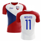2024-2025 Czech Republic Home Concept Football Shirt (NEDVED 11) - Kids