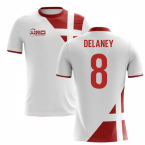 2023-2024 Denmark Away Concept Football Shirt (Delaney 8) - Kids