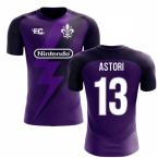 2024-2025 Fiorentina Fans Culture Home Concept Shirt (Astori 13) - Kids