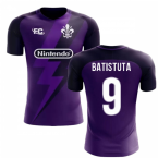 2024-2025 Fiorentina Fans Culture Home Concept Shirt (Batistuta 9) - Kids