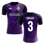 2024-2025 Fiorentina Fans Culture Home Concept Shirt (Biraghi 3) - Kids