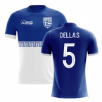 2023-2024 Greece Away Concept Football Shirt (DELLAS 5)