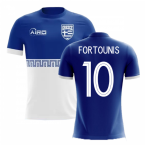 2023-2024 Greece Away Concept Football Shirt (Fortounis 10) - Kids