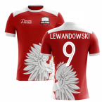 2024-2025 Poland Away Concept Football Shirt (Lewandowski 9) - Kids