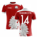 2025-2026 Poland Away Concept Football Shirt (Teodorczyk 14) - Kids
