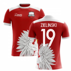 2023-2024 Poland Away Concept Football Shirt (Zielinski 19) - Kids