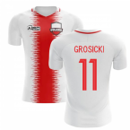 2023-2024 Poland Home Concept Football Shirt (Grosicki 11)