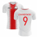 2024-2025 Poland Home Concept Football Shirt (Lewandowski 9) - Kids