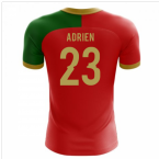 2023-2024 Portugal Flag Home Concept Football Shirt (Adrien 23) - Kids