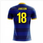 2023-2024 Sweden Airo Concept Away Shirt (Jansson 18) - Kids