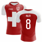 2023-2024 Switzerland Flag Concept Football Shirt (Inler 8)