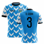 2024-2025 Uruguay Home Concept Football Shirt (D. Godin 3)