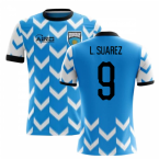 2022-2023 Uruguay Home Concept Football Shirt (L. Suarez 9) - Kids