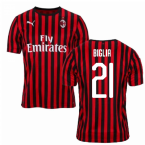 2019-2020 AC Milan Puma Home Football Shirt (BIGLIA 21)