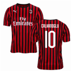 2019-2020 AC Milan Puma Home Football Shirt (CALHANOGLU 10)