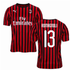 2019-2020 AC Milan Puma Home Football Shirt (ROMAGNOLI 13)