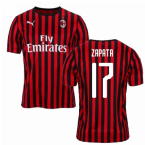 2019-2020 AC Milan Puma Home Football Shirt (ZAPATA 17)